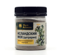 Исландский мох (цетрария), порошок 100 г, банка