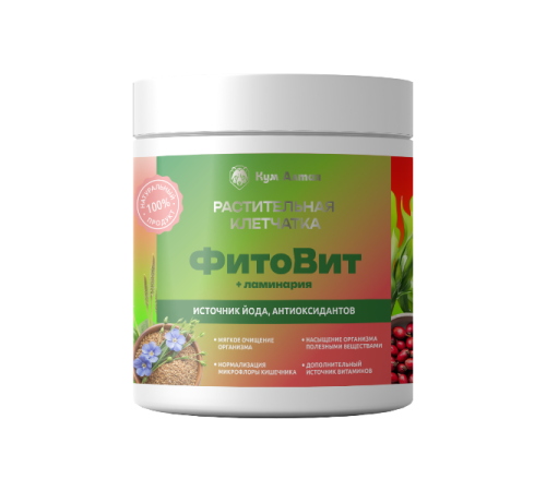 Растительная клетчатка Фито Вит с ламинарией, банка 230 г