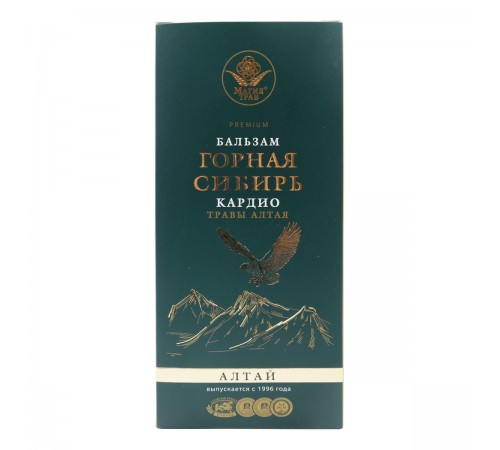 Бальзам Горная Сибирь Кардио травы Алтая, 250 мл