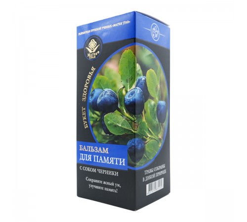 Бальзам Букет здоровья Для памяти, 250 мл