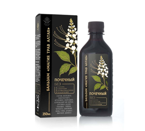 Магия трав Алтая Почечный, бальзам без сахара, 250 мл