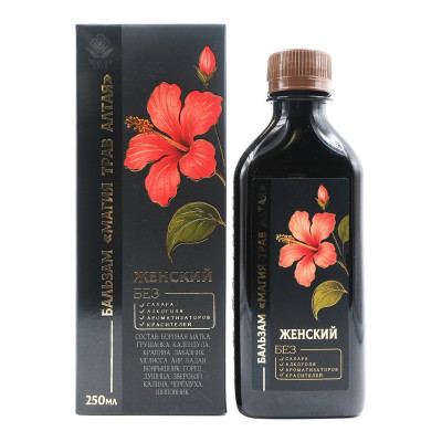 Магия трав Алтая Женский, бальзам без сахара, 250 мл