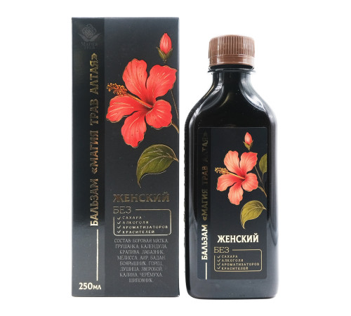 Магия трав Алтая Женский, бальзам без сахара, 250 мл