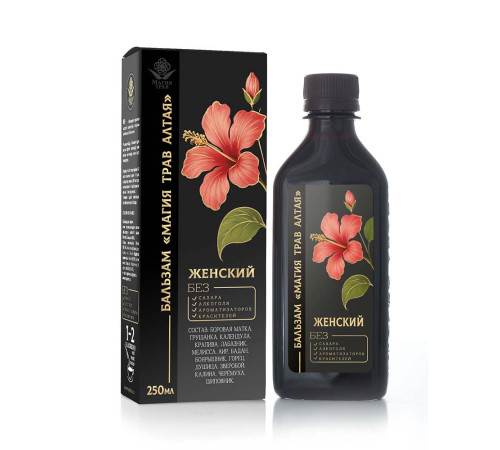 Магия трав Алтая Женский, бальзам без сахара, 250 мл
