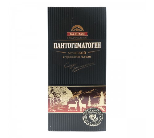 Бальзам Пантогематоген Мужской с травами Алтая, 250 мл