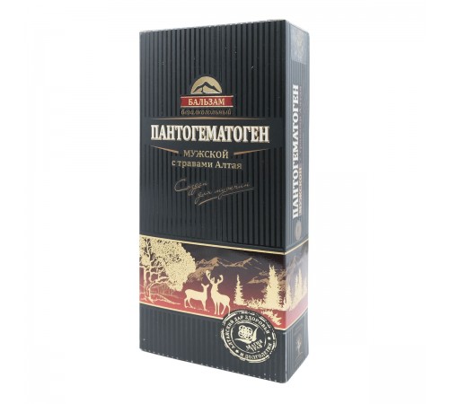 Бальзам Пантогематоген Мужской с травами Алтая, 250 мл