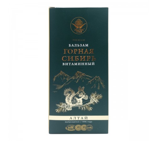 Бальзам Горная Сибирь Витаминный, 250 мл