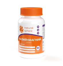 Калий + Магний в форме цитратов Naturalsphere, 90 капсул