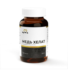 Медь хелат Myvit, 120 капсул