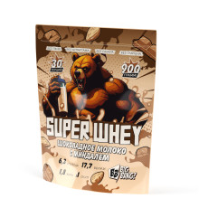 SUPER WHEY Протеин со вкусом Шоколадное молоко с миндалём, 900 г