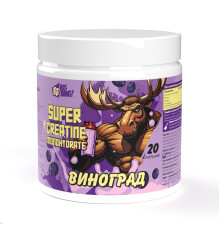 SUPER Creatine monohydrate Креатин со вкусом Виноград Big Bang, 200 г