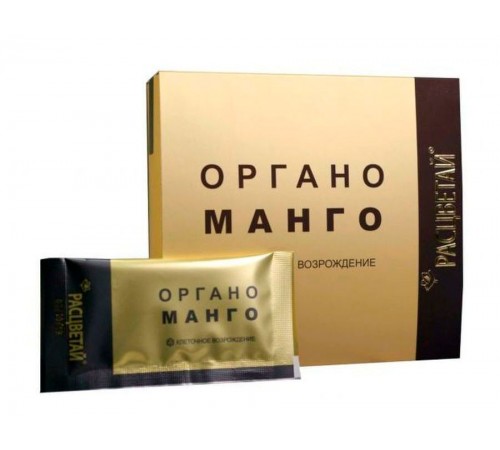 Коктейль белковый Расцветай Органо Манго Клеточное возрождение, 20 пакетиков