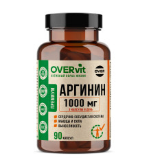 Аргинин OVERVit, 90 капсул