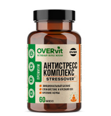 Антистресс комплекс Stressover OVERVit, 60 капсул