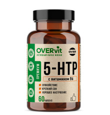 5-HTP с витамином В6 OVERVit, 60 капсул