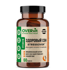 Здоровый сон Stressover OVERVit, 60 капсул