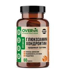 Глюкозамин+Хондроитин OVERVit, 60 капсул