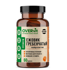 Ежовик гребенчатый OVERVit, 60 капсул