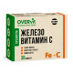Железо + Витамин С OVERVit, 30 капсул