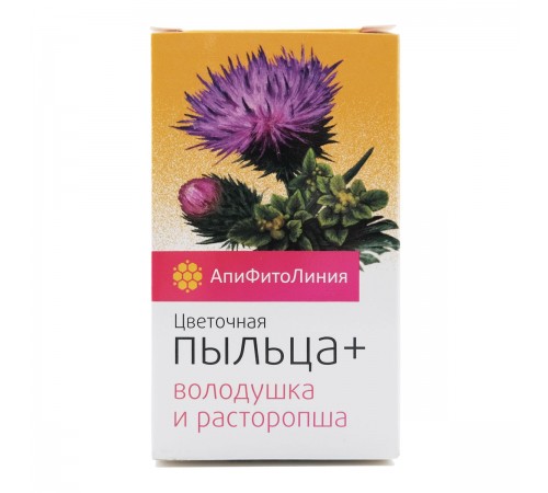 Пыльца + володушка и расторопша, 60 таблеток