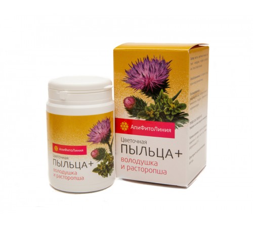 Пыльца + володушка и расторопша, 60 таблеток