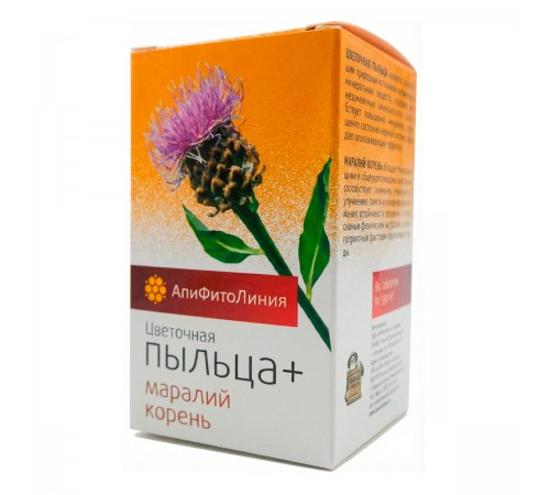 Пыльца + маралий корень, 60 таблеток