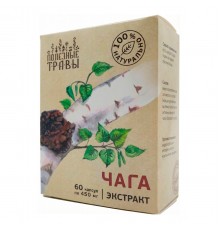 Чага экстракт, 60 капсул