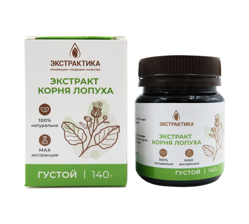 Экстракт корня лопуха густой Пчела и человек, 140 г