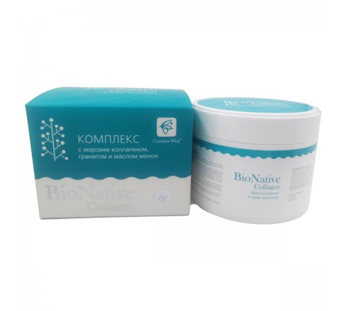 Мягкий пилинг и крем-коллаген BioNative Collagen, 100 мл + 100 мл