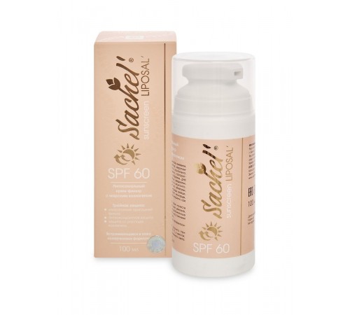 Крем солнцезащитный Sachel Liposal SPF 60, 100 мл