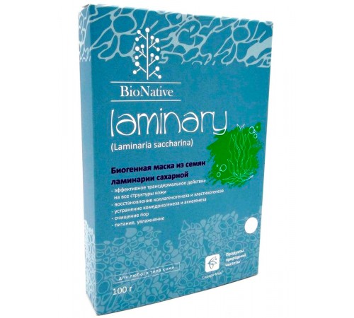 Биогенная маска для лица BioNative Laminary, 100 г