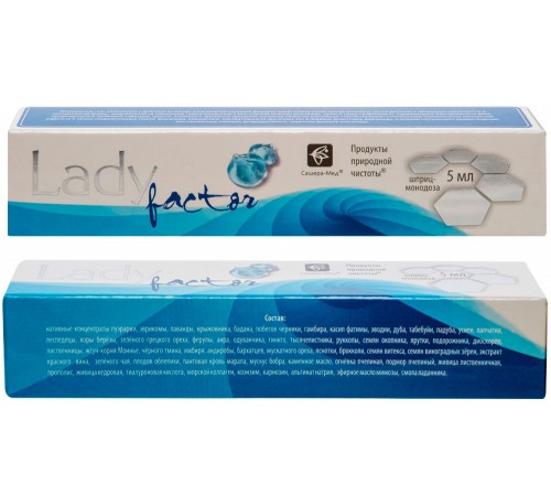 LadyFactor гель для женщин, 6 шприц-монодоз