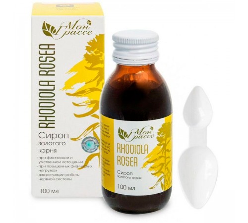 Мон Грассе сироп золотого корня при физическом и умственном истощении, 100 мл