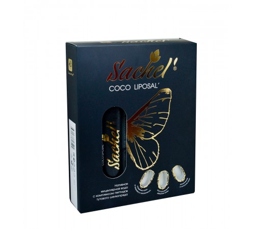 Мицеллярная вода Sachel Coco Liposal с пептидами тутового шелкопряда, 250 мл