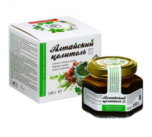 Концентрат медово-растительный Алтайский целитель, 100 г