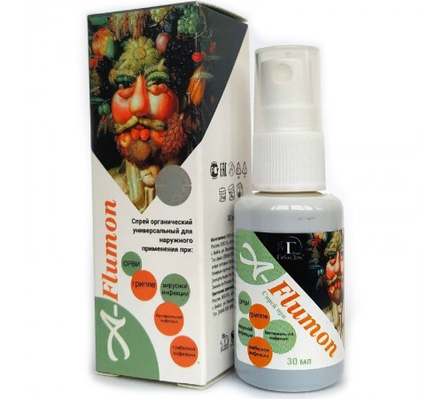 A-Flumon спрей антисептический при ОРВИ, гриппе и вирусной инфекции, 30 мл