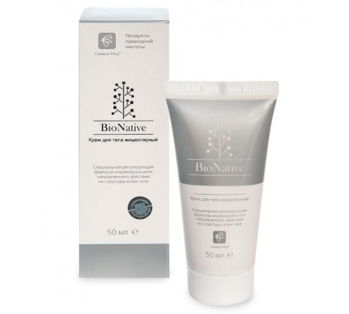 Крем для тела мицеллярный BioNative, 50 мл