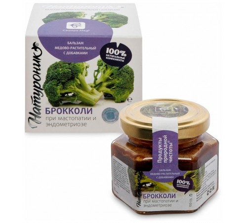 Натуроник Брокколи При мастопатии и эндометриозе, бальзам 100 г
