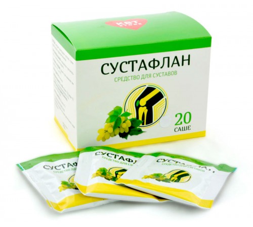 Сустафлан концентрат для суставов, 20 саше по 5 г