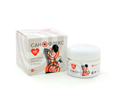 Санофлекс крем для спины, суставов и мышц, 50 мл