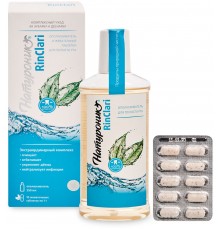 Натуроник RinClari, ополаскиватель для полости рта и жевательные таблетки