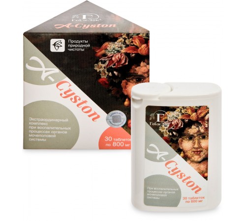 A-Cyston при воспалениях органов мочеполовой системы, 30 таблеток