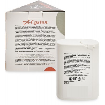A-Cyston при воспалениях органов мочеполовой системы, 30 таблеток
