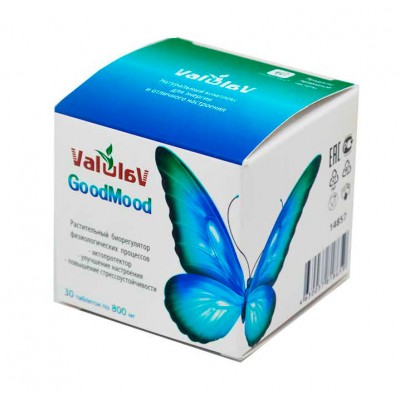 ValulaV GoodMood для улучшения настроения, повышения стрессоустойчивости, 30 таблеток