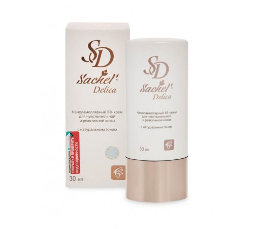 BB-крем Sachel Delica для чувствительной и реактивной кожи, 30 мл