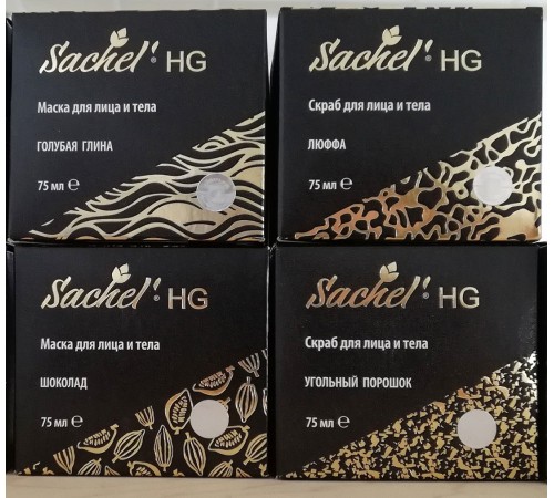 Маска для лица и тела Sachel HG Голубая глина, 75 мл