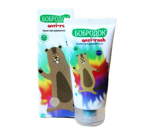 Крем при дерматозах Бобродок anti-rash, 50 мл