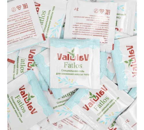 ValulaV Fatlos специальная соль для похудения, 50 саше по 3 г