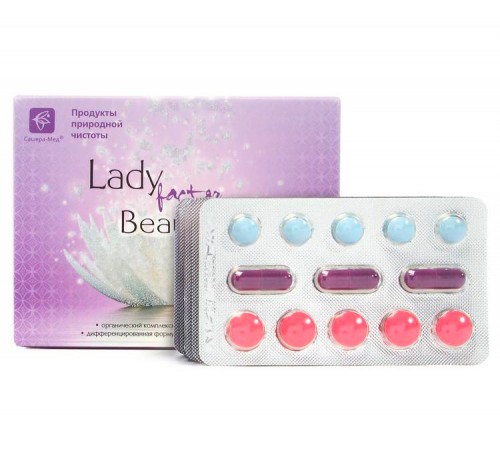 Витаминно-минеральный комплекс LadyFactor BeautyTest, таблетки и капсулы 78 штук