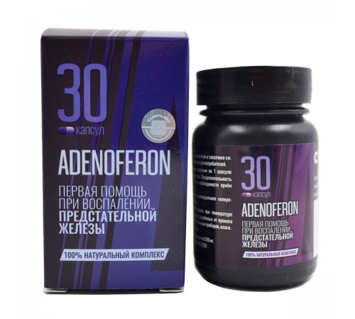 Adenoferon (Аденоферон) при простатите, 30 капсул